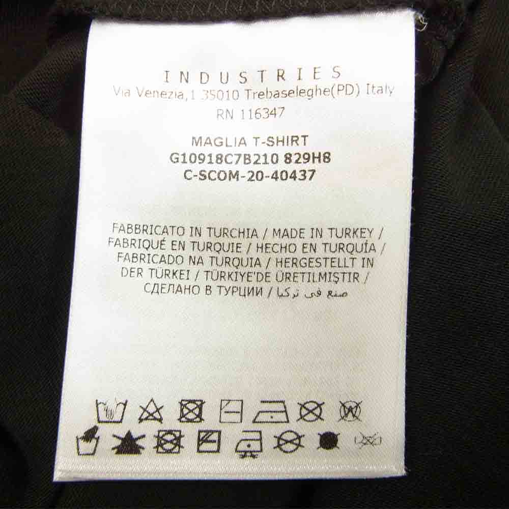 MONCLER モンクレール 国内正規品 MAGLIA T-SHIRT 縦ロゴ デザイン Tシャツ 黒 ブラック系 L【新古品】【未使用】【中古】