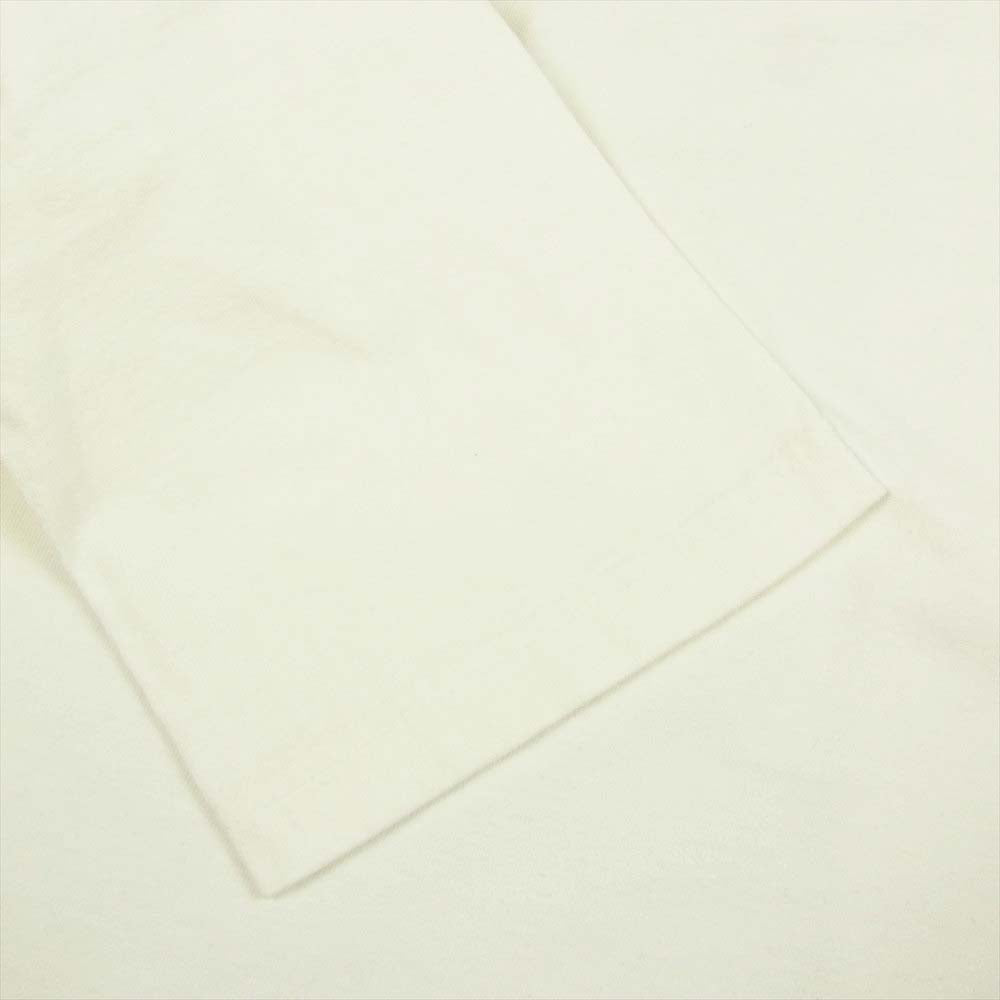 Champion チャンピオン T1011 USA製 フットボールTシャツ ホワイト系 XL【中古】