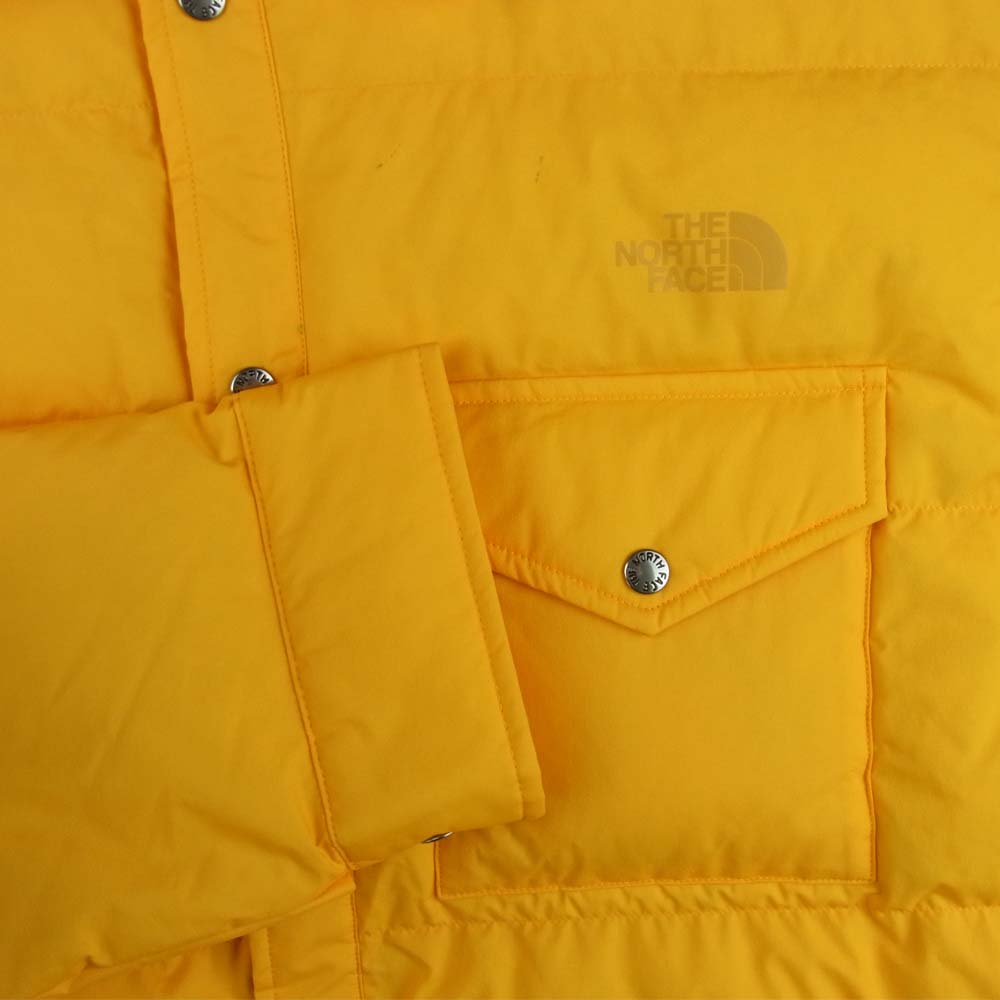 THE NORTH FACE ノースフェイス ND92063 WS Zepher Shell Shirt ウィンドストッパー ゼファー シェル シャツ ダウン ジャケット イエロー系 XL【中古】