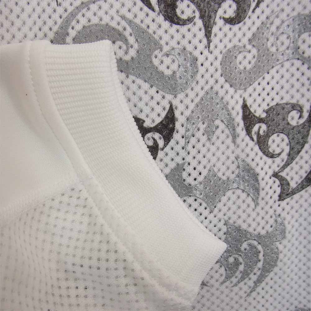 TENDERLOIN テンダーロイン MIX MESH JERSEY BS ボルネオスカル メッシュ L/S 長袖 Tシャツ ホワイト系 L【新古品】【未使用】【中古】