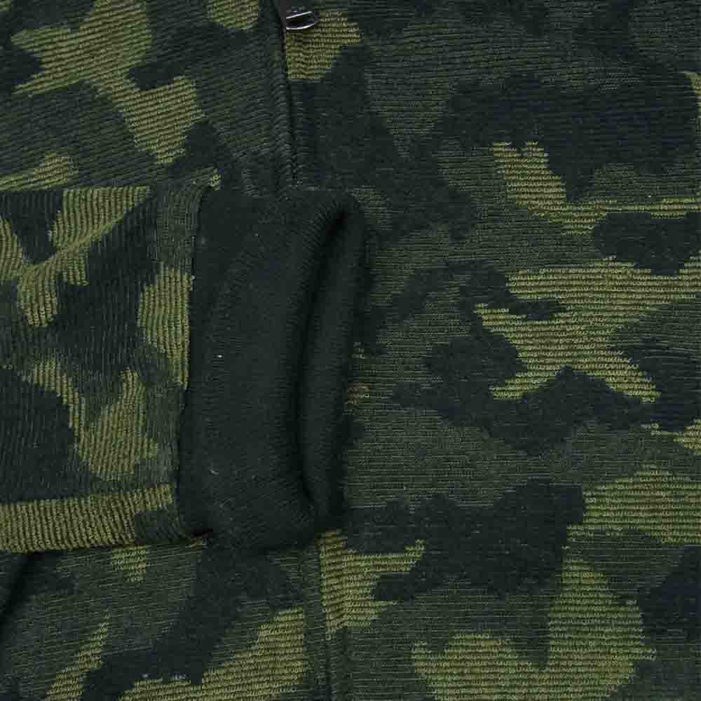 wjk ダブルジェイケイ 2821 jd10b camo jacquard parka カモフラ ジャガード ジップ パーカー グリーン系 S【中古】