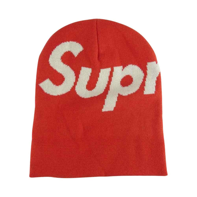 帽子Supreme Big Logo Beanie ビッグロゴ ビーニー RED - ニット帽