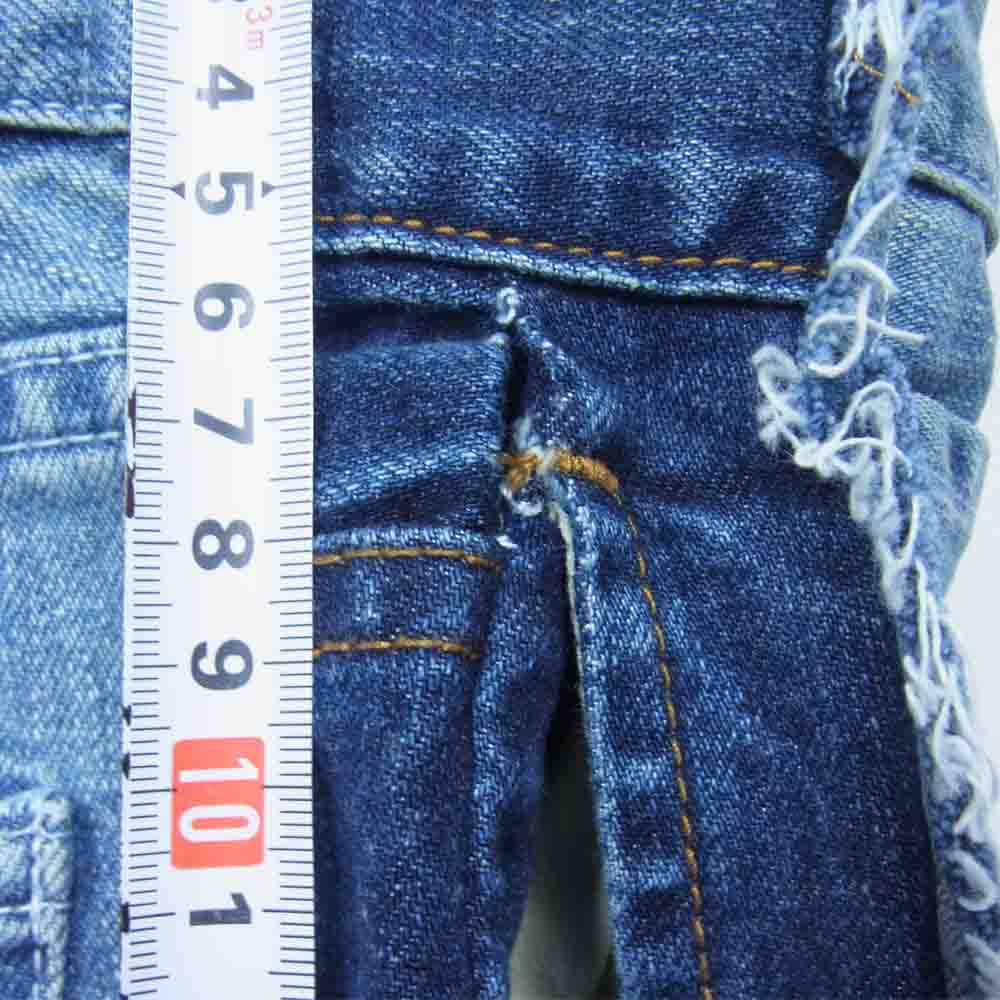 Sacai サカイ 21SS 21-05476 ドッキング カットオフ デニム パンツ インディゴブルー系 1【中古】