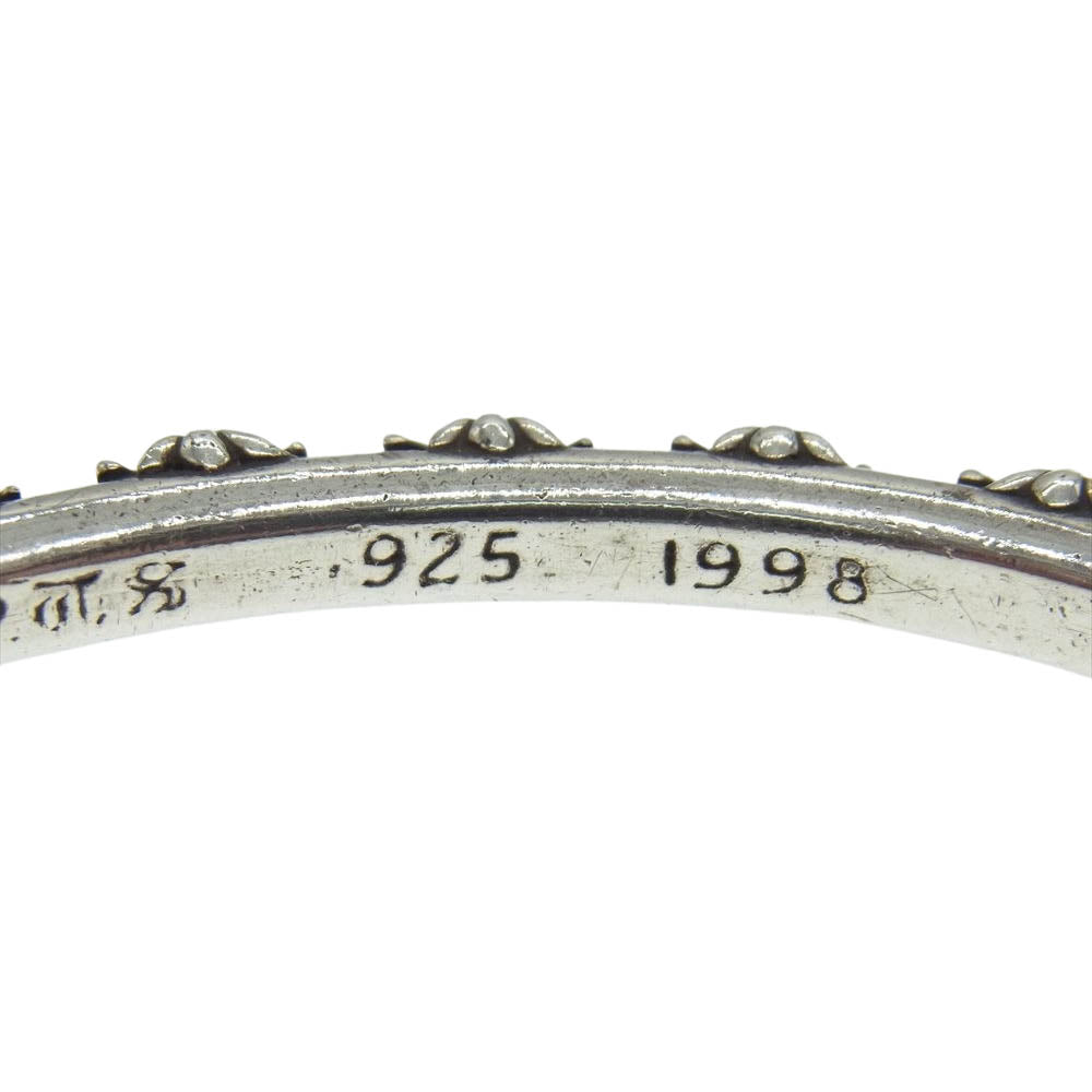 CHROME HEARTS クロムハーツ(原本無) BANGLE CROSS クロスバンド バングル シルバー系【中古】