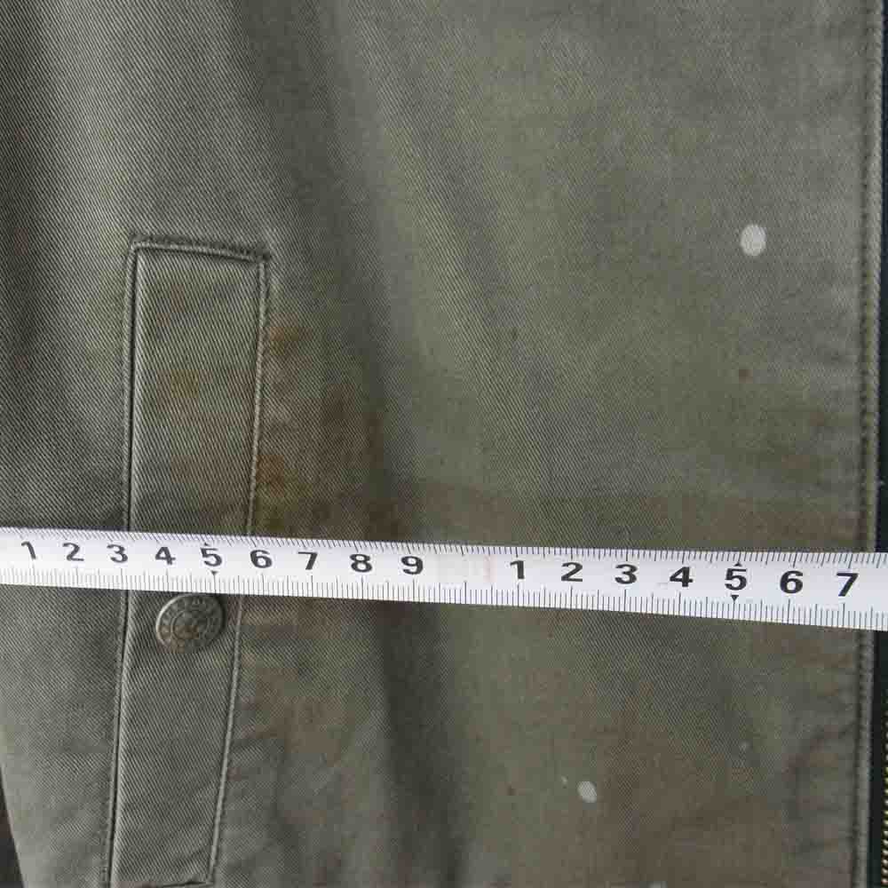 BACKBONE バックボーン 11AW BB11FW-B15 ユーズド加工 B-15 TYPE 裏地ボア ミリタリー ジャケット ブルゾン グレー系 L【中古】
