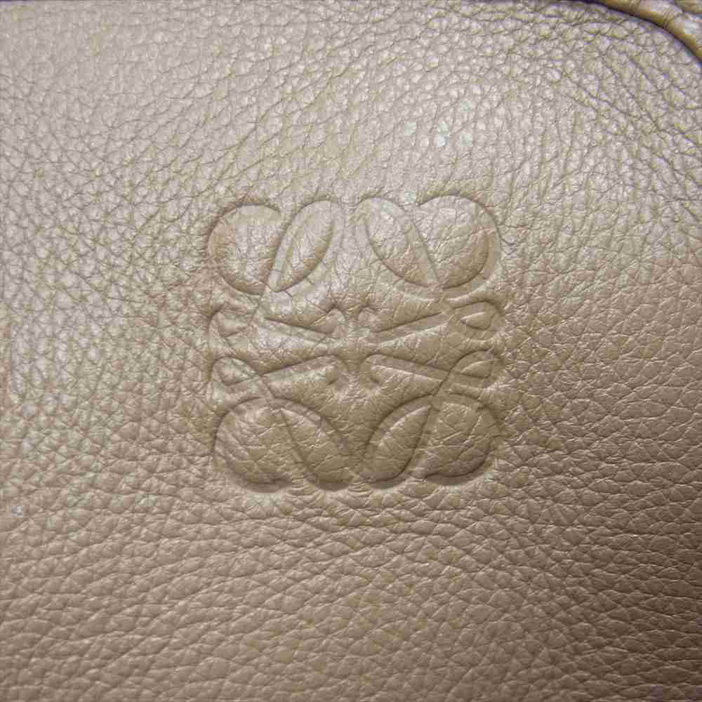 LOEWE ロエベ 471712 アマソナ 36 レザー ハンドバッグ ブラウン系【中古】