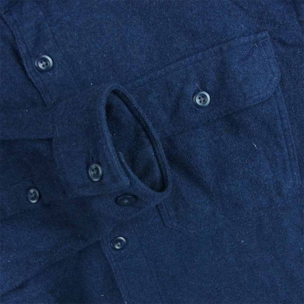 patagonia パタゴニア 18AW 53947 L/S Insulated Fjord Flannel Shirt フィヨルド フランネル 長袖 シャツ ネイビー系 S【中古】