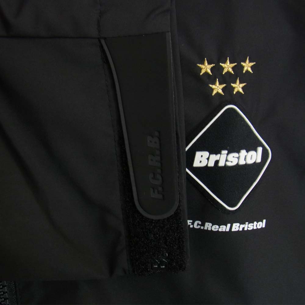 F.C.R.B. エフシーアールビー 20SS FCRB-200009 COCA-COLA MULTI PATTERN JACKET コカ・コーラ マルチ パターン ジャケット 背中ロゴ スター柄 切替 ナイロン ジャケット ブラック系 L【美品】【中古】