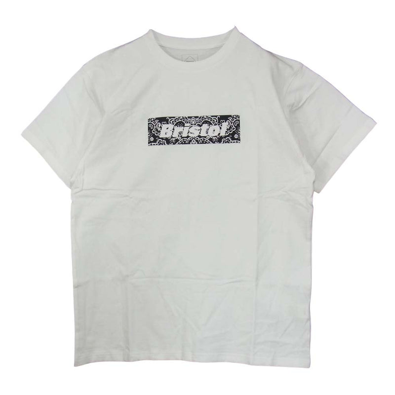 21SS エフシーレアルブリストル バンダナ ボックスロゴ TシャツTシャツ/カットソー(半袖/袖なし)