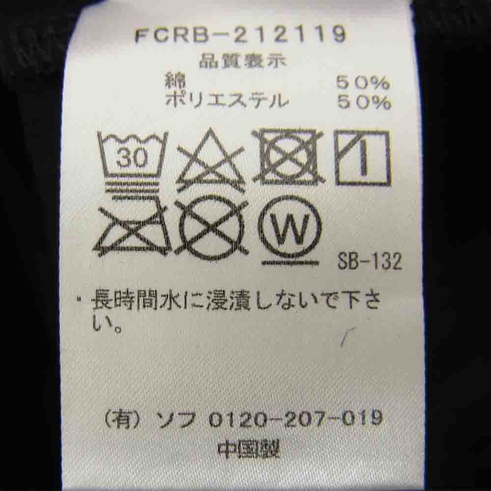 F.C.R.B. エフシーアールビー 21AW FCRB-212119 X-girl SUPPORTER TEE コラボ ガール プリント Tシャツ ブラック系 XL【美品】【中古】