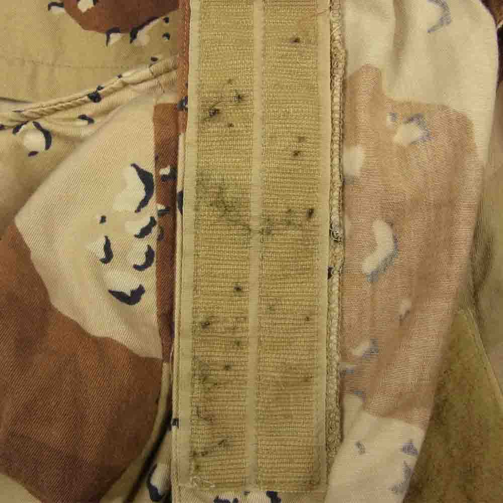 アメリカ軍 米軍 COVER PASGT VEST ボディーアーマー ベスト カバー デザートカモ ライトブラウン系 S/M【中古】