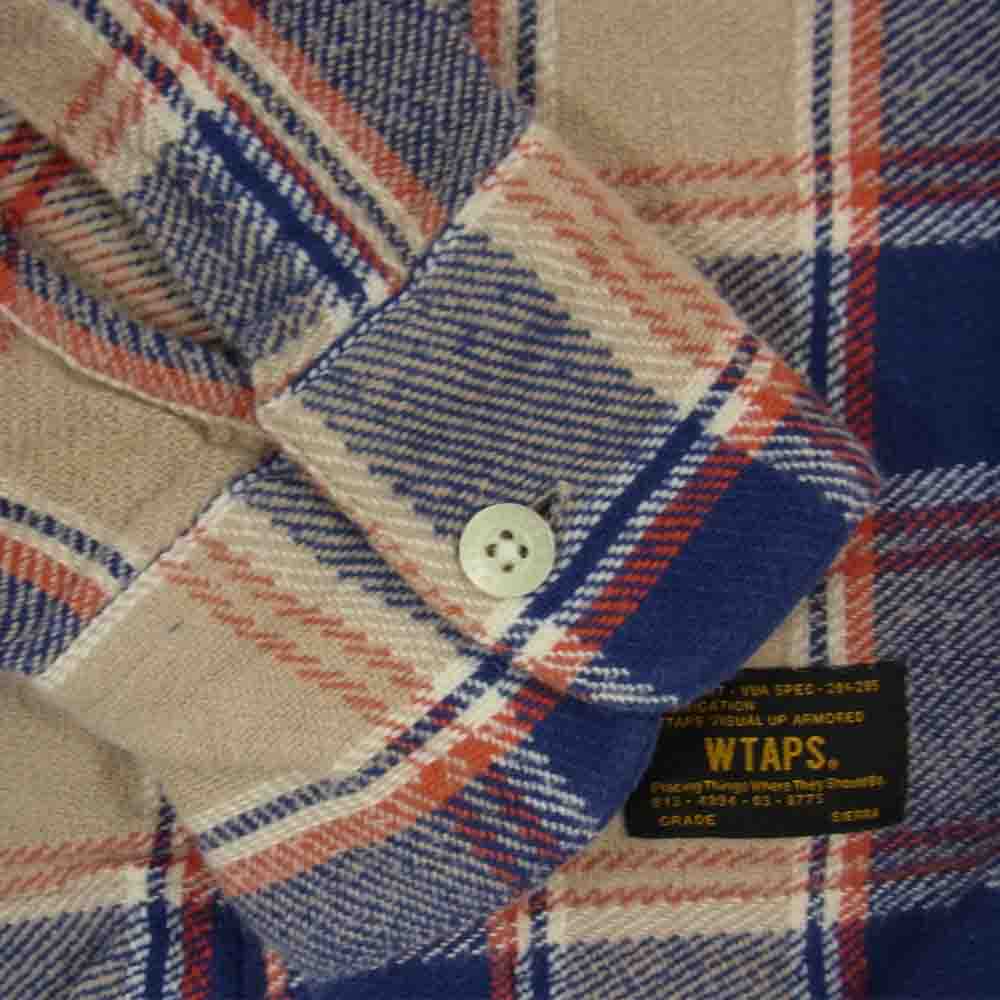 WTAPS ダブルタップス 151GWDT-SHM04 UNION L/S ユニオン チェック フランネル 長袖 シャツ マルチカラー系 S Sierra【中古】