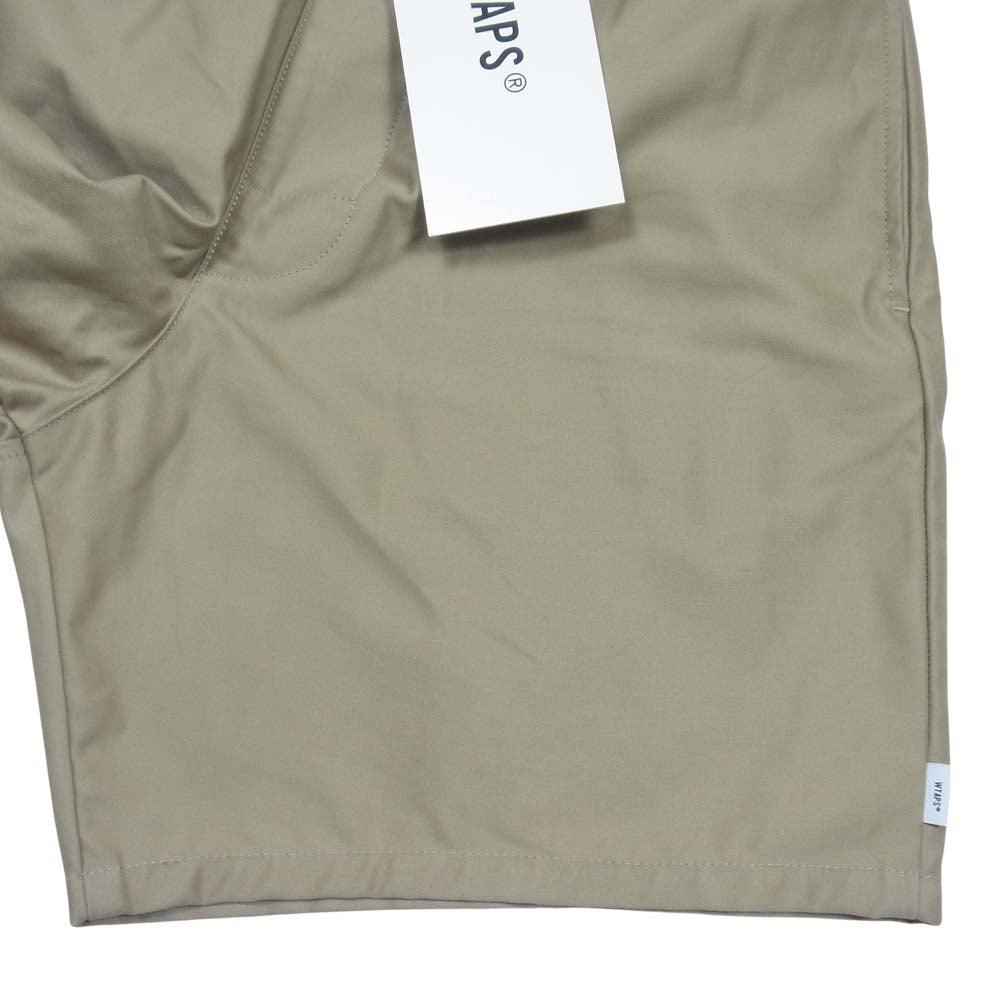 WTAPS ダブルタップス 211WVDT-PTM08 SEAGULL 01 SHORTS COTTON SATIN ショーツ ベージュ系 L【美品】【中古】