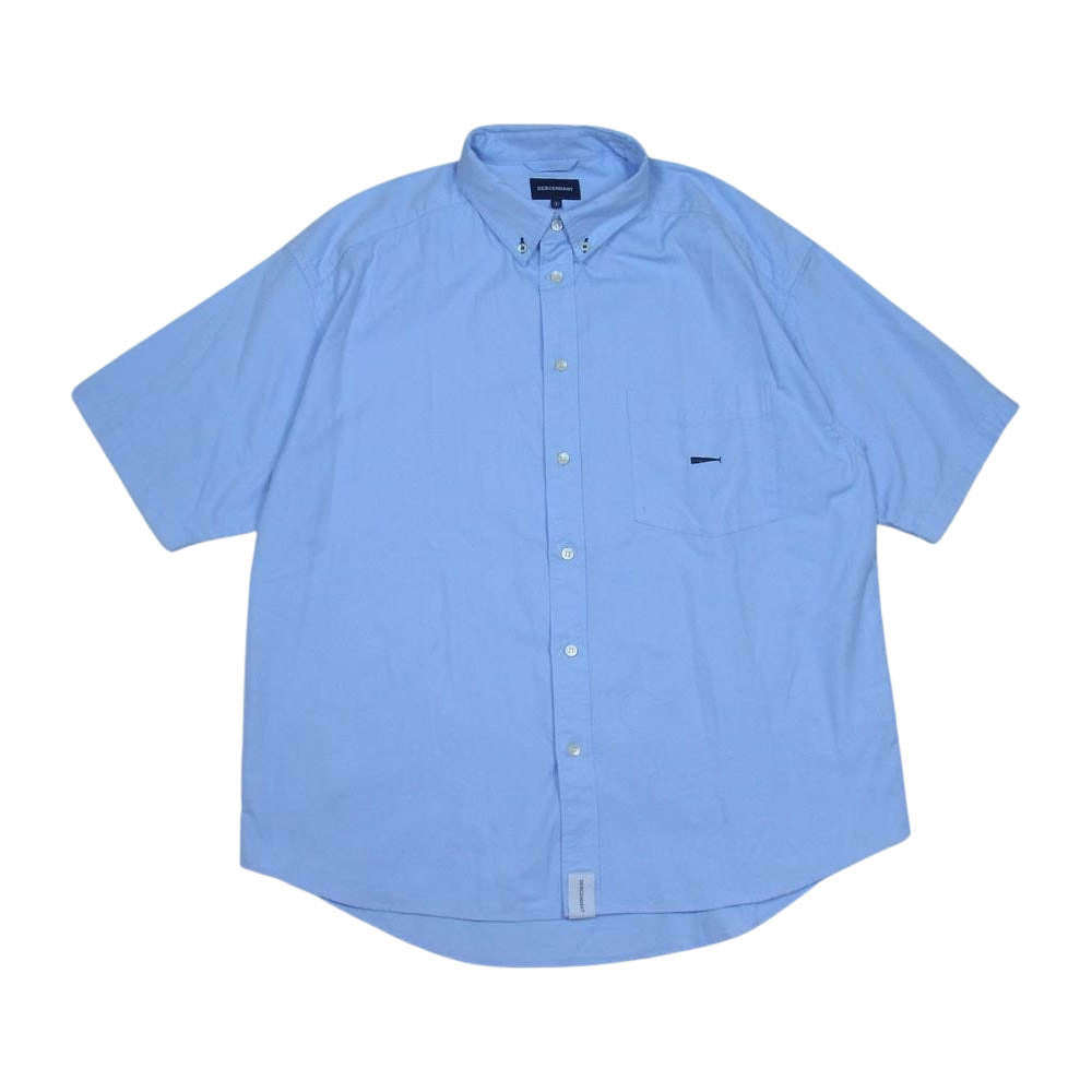 DESCENDANT ディセンダント ボタンダウン 半袖 シャツ size2 DESCENDANT ディセンダント FULL SIZE B.D SS SHIRT ボタンダウン 半袖