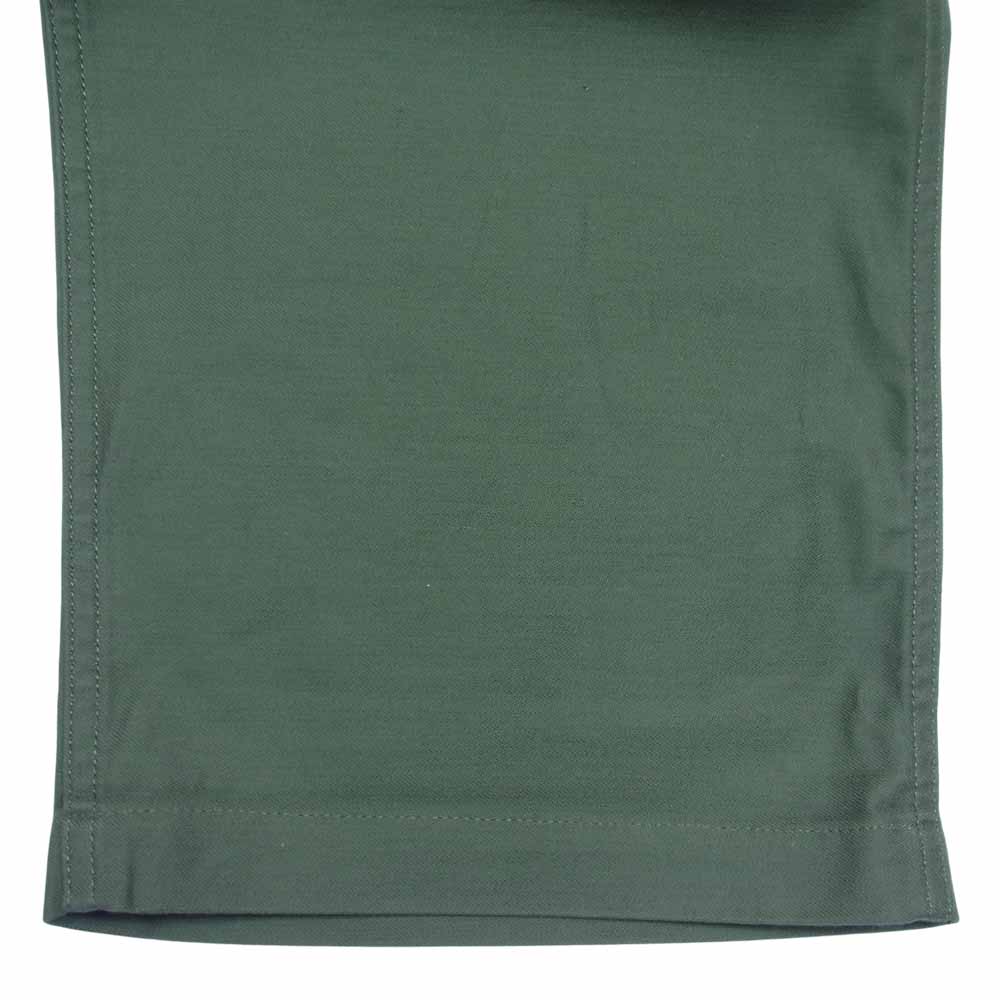 WTAPS ダブルタップス 191BRDT-PTM06 BUDS TROUSERS COTTON SATIN ファティーグ ベイカー パンツ OLIVEDARB L【美品】【中古】