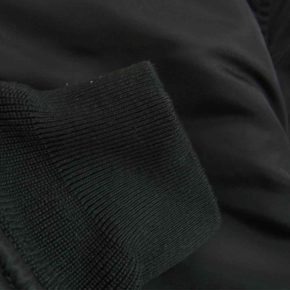キネ × ALPHA アルファ × NO COFFEE ノーコーヒー MA-1 JACKET ミリタリー フライト ジャケット ブラック系 L【新古品】【未使用】【中古】
