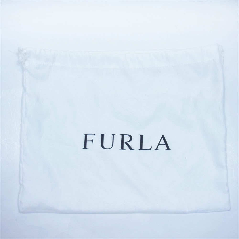 Furla フルラ チェーン ショルダー バッグ グレージュ系【中古】
