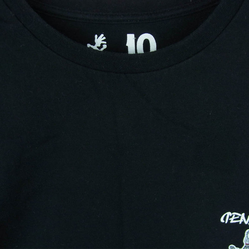 Gramicci グラミチ GMT-20S1527 10匣 TENBOX RUNNINGMAN Tee バックプリント 半袖 Tシャツ ブラック系  L【中古】
