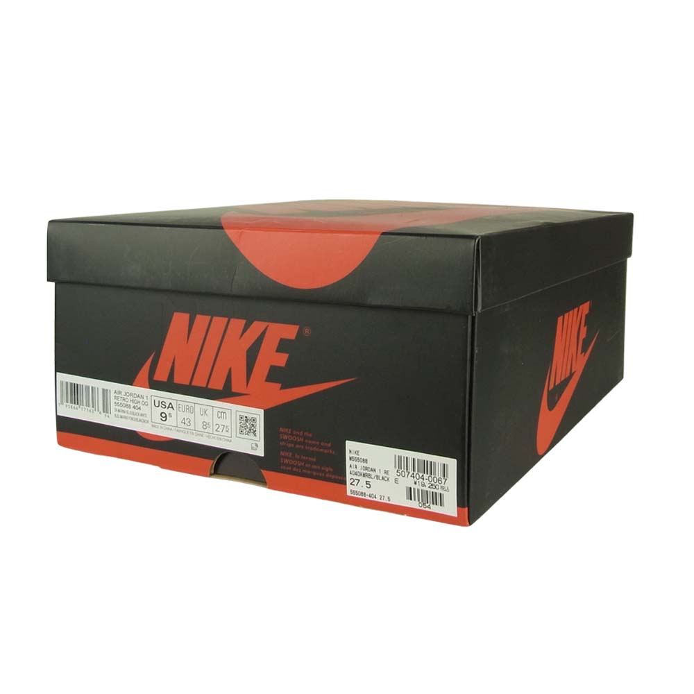 NIKE ナイキ 555088-404 AIR JORDAN 1 HIGH OG DARK MARINA BLUE エアジョーダン ハイカット スニーカー ブルー系 27.5cm【新古品】【未使用】【中古】