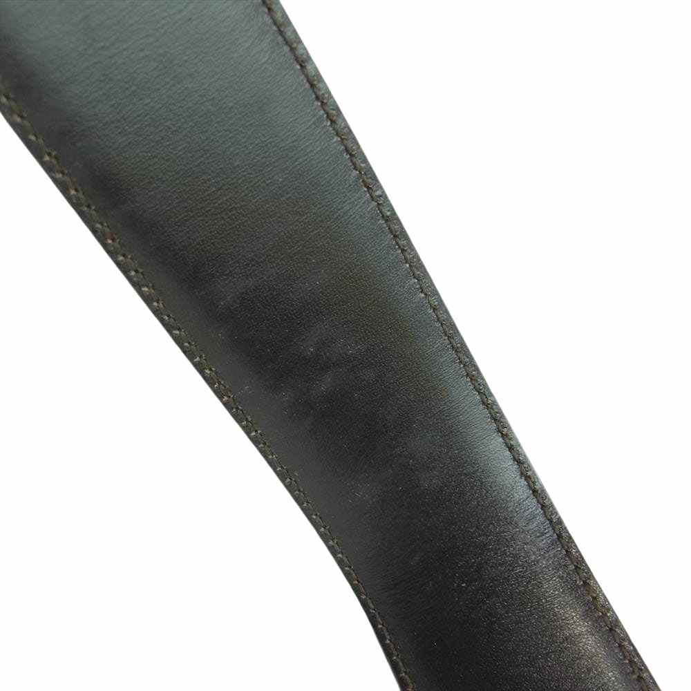GUCCI グッチ 0361471374 Gバックル ベルト ブラック系【中古】