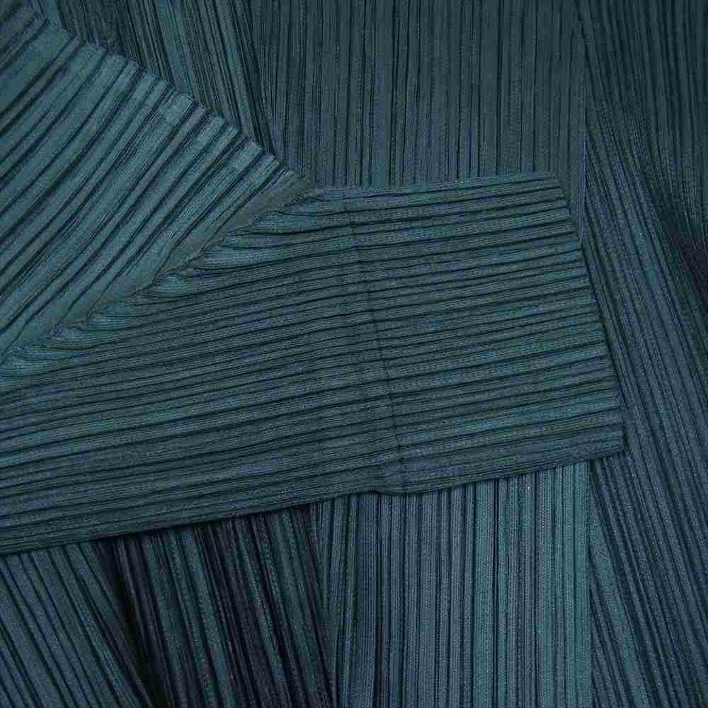 PLEATS PLEASE プリーツプリーズ イッセイミヤケ PP83-J0441 ボレロ ショート カーディガン グリーン系 4【美品】【中古】