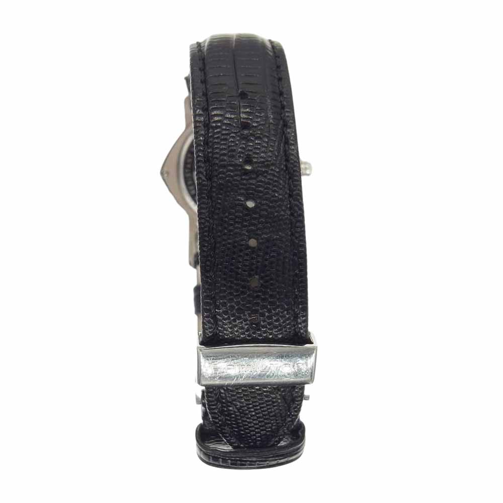 HAMILTON ハミルトン H244112 VENTURA ベンチュラ クオーツ ステンレス 腕時計 シルバー系 ブラック系【中古】
