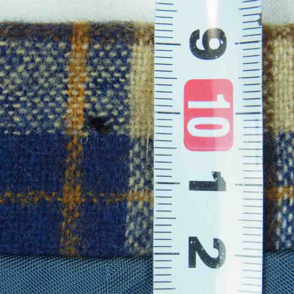 PENDLETON ペンドルトン ヴィンテージ 70s USA製 ウール チェック柄 テーラード ジャケット ブラウン系 ネイビー系 XL【中古】