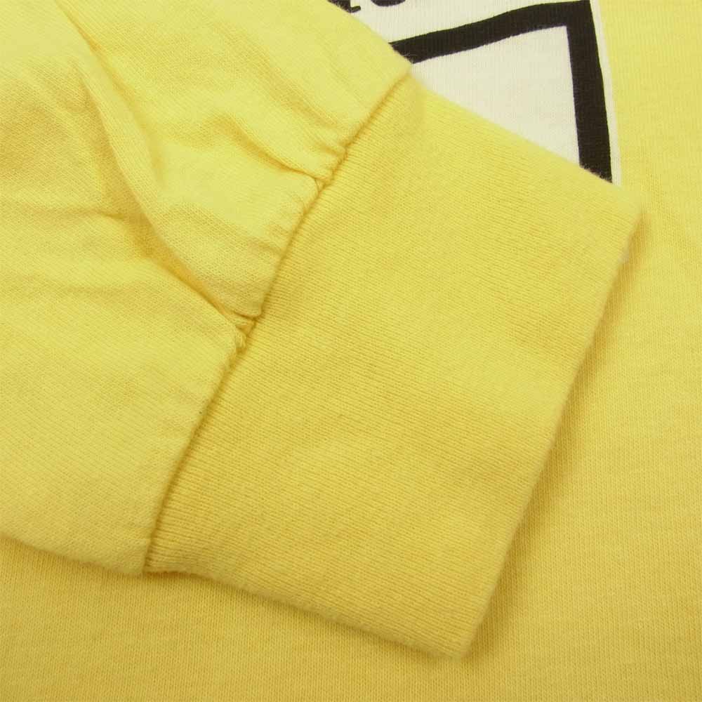 HYSTERIC GLAMOUR ヒステリックグラマー 02213CL10 TAKE IT EASY ベア プリント 長袖 Tシャツ イエロー系 S【中古】