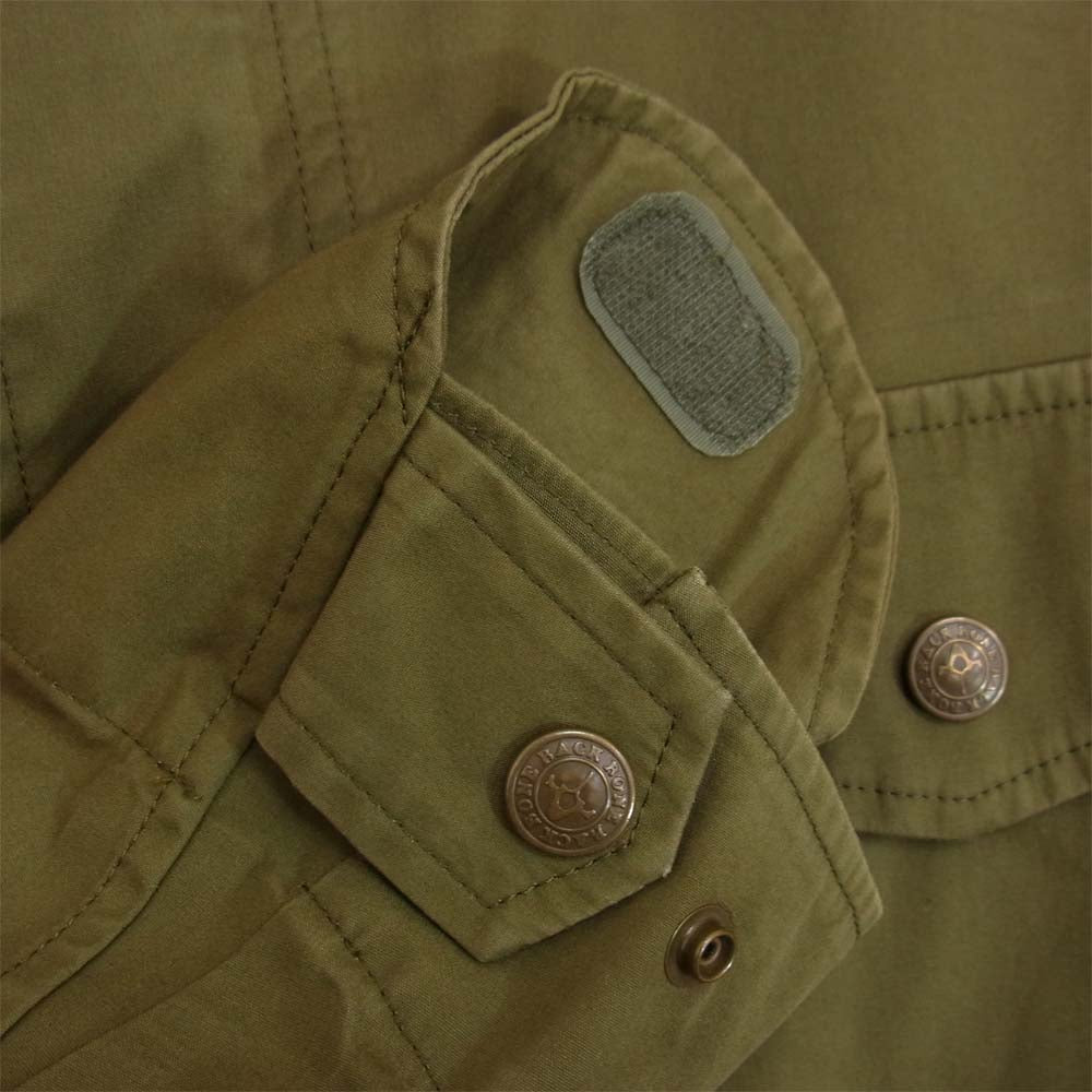 BACKBONE バックボーン BB12S-B10 GORETEX M-65 ミリタリージャケット カーキ系 L【中古】