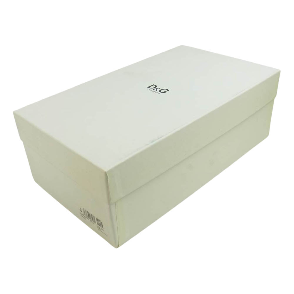 DOLCE&GABBANA ドルチェアンドガッバーナ MC0AM5 80704 ウィングチップ モンクストラップ レザー シューズ ダークブラウン系 40【美品】【中古】