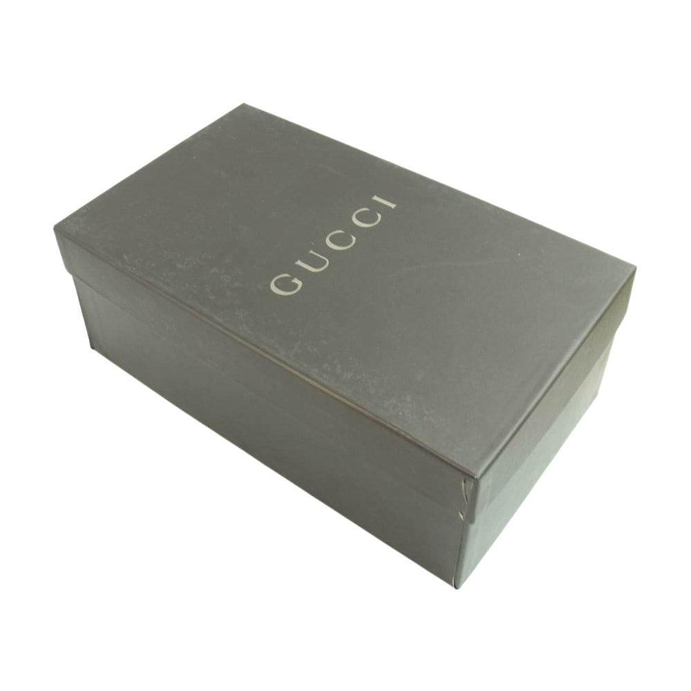 GUCCI グッチ 1101580 カーフレザー ビットローファー シューズ ブラック系 41【極上美品】【中古】