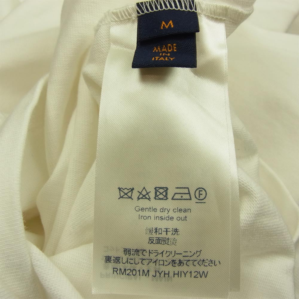 LOUIS VUITTON ルイ・ヴィトン 20SS HIY12W LVペンダント エンブロイダリー Tシャツ ホワイト系 M【中古】