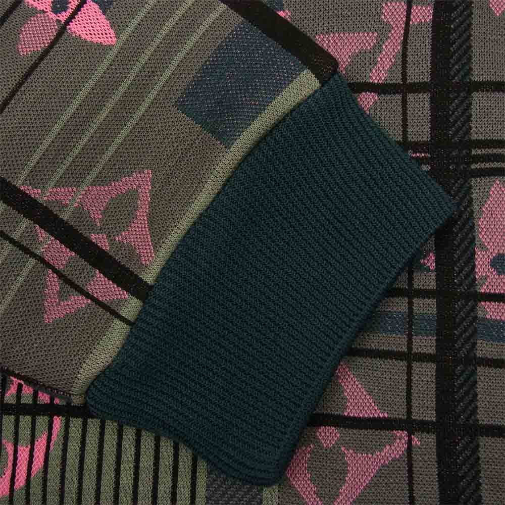 LOUIS VUITTON ルイ・ヴィトン 1A8P0M モノグラム ジャカード スウェット シャツ ネイビー系 L【美品】【中古】