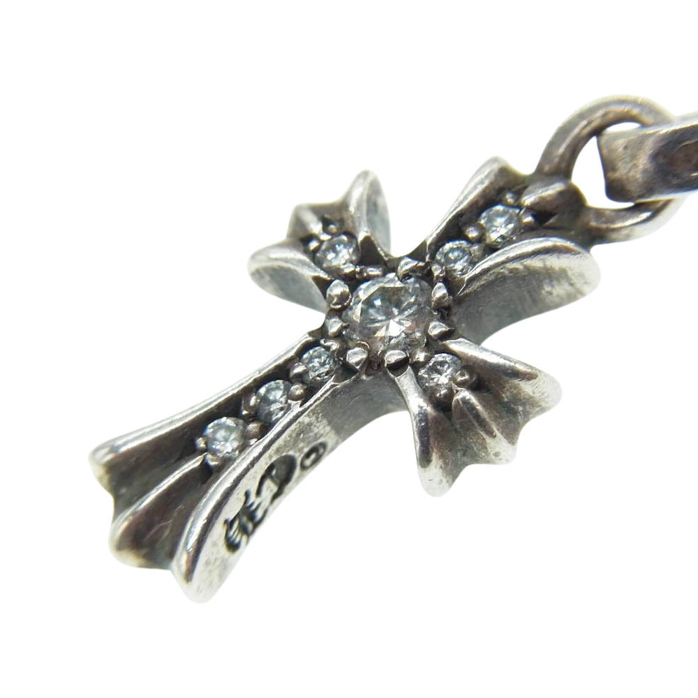 CHROME HEARTS クロムハーツ(原本無) ベイビーファット パヴェダイヤ ペンダントトップ シルバー系【中古】