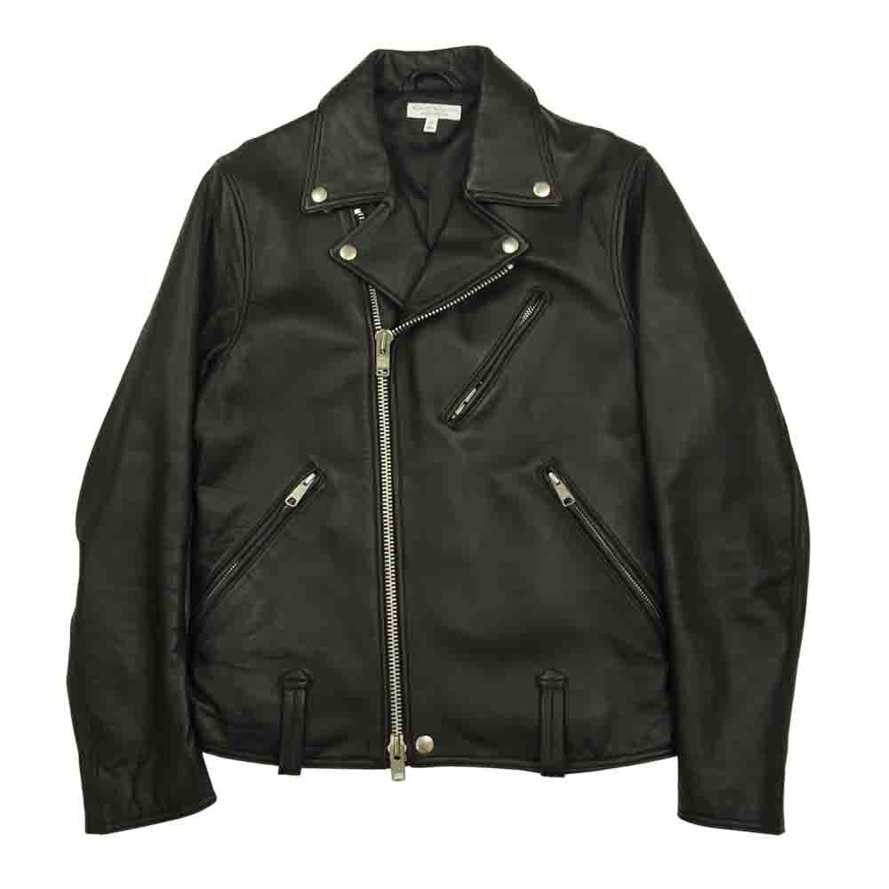 ビューティアンドユース ラムレザー ダブル ライダース ジャケット