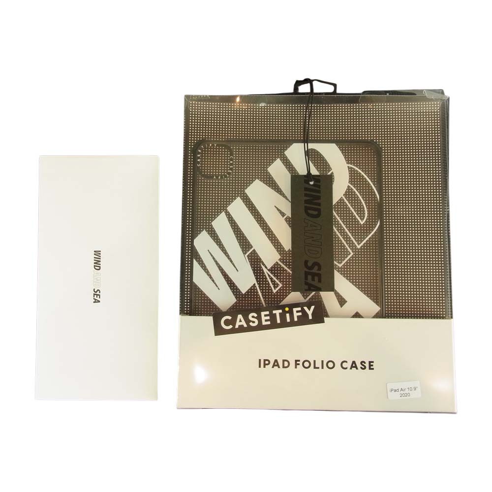 WIND AND SEA ウィンダンシー wds-cstf-21a-06 × CASETiFY ケスティファイ ipad FLIO CASE ipad air 10.9用 ケース ブラック系 クリア系【新古品】【未使用】【中古】