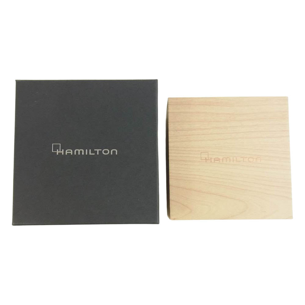 HAMILTON ハミルトン H694090 カーキフィールドメカニカル 手巻き 時計 ブラウン系【美品】【中古】