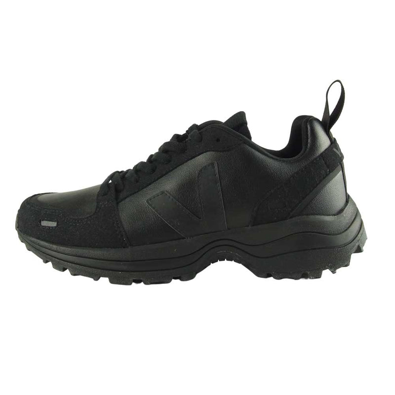 Rick Owens リックオウエンス 21SS Veja Hiking Sneaker VM21S6801 SLVE BLACK ベジャ レザー  ハイキングスニーカー ブラック系 27㎝【美品】【中古】