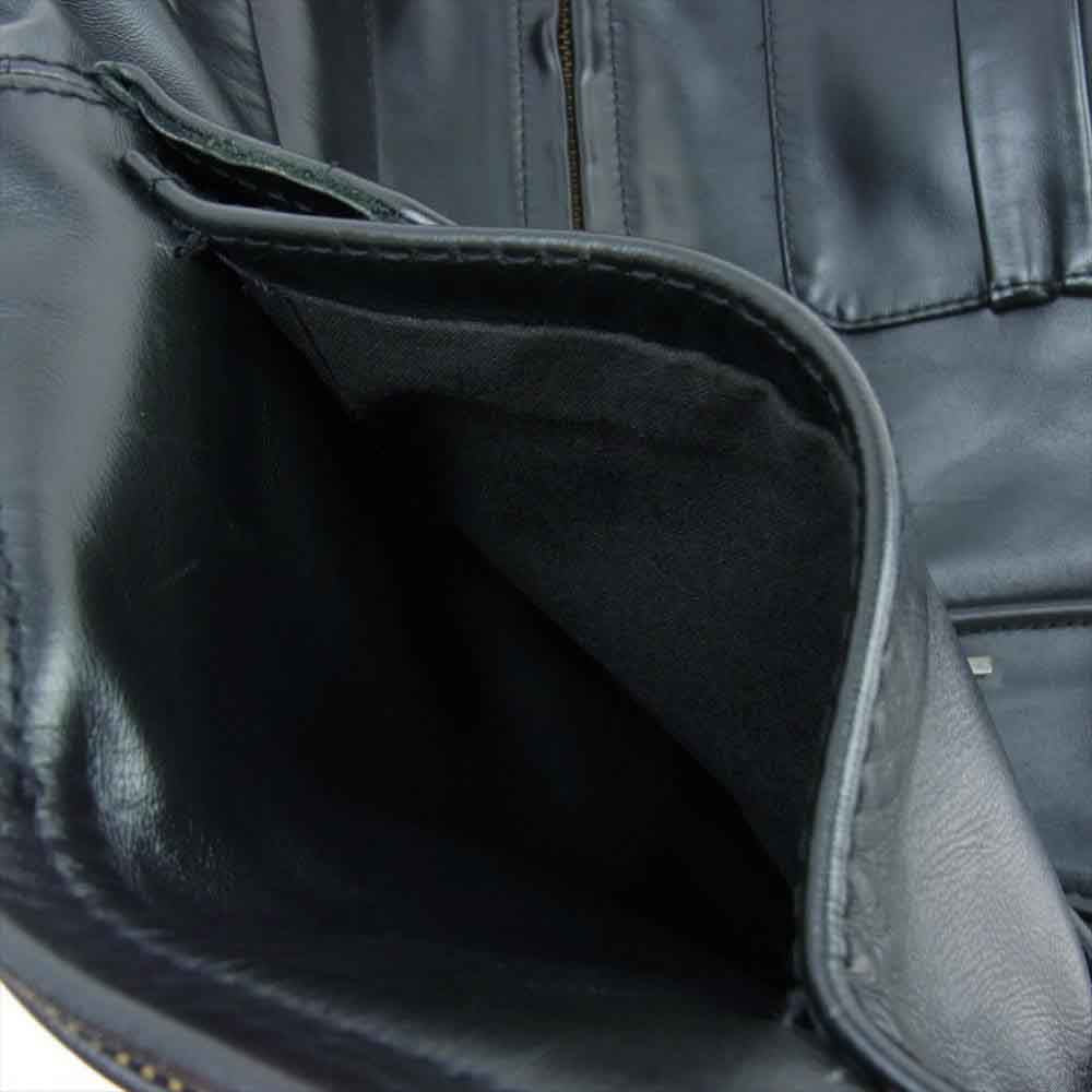 HARLEY DAVIDSON ハーレーダビッドソン ホースハイド レザー 襟ボア付き ジャケット ブラック系 M【中古】