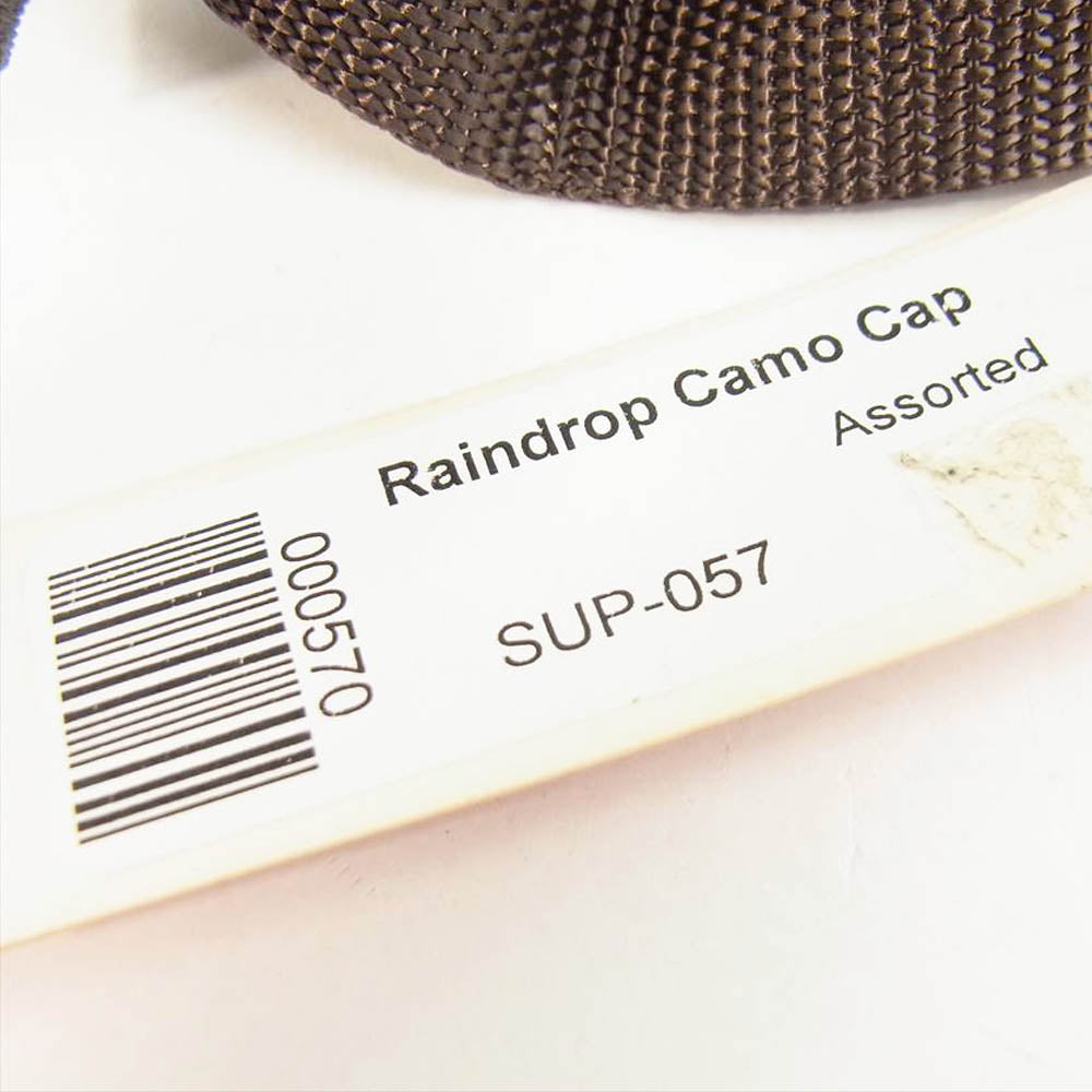 Supreme シュプリーム Raindrop Camo Cap レイン カモ キャンプキャップ カーキ系【極上美品】【中古】