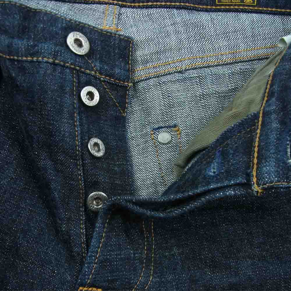 トロフィークロージング セルビッチ ボタンフライ デニム パンツ コットン インディゴブルー系 31【美品】【中古】