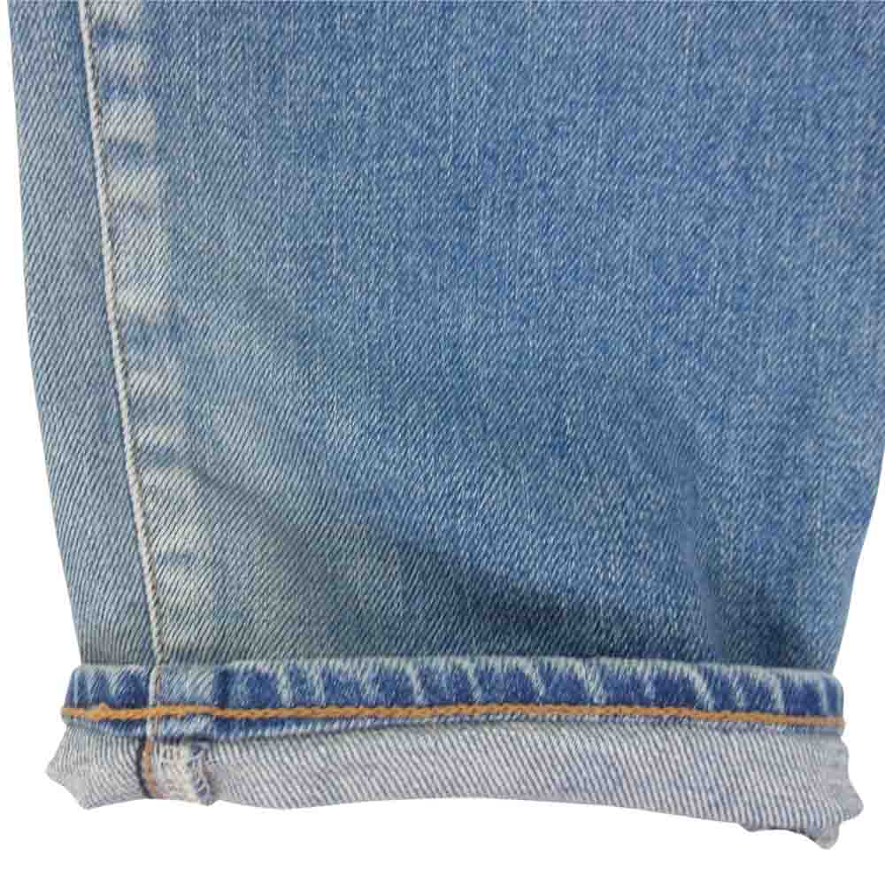 SAINT LAURENT サンローラン d29h 606663 00912 国内正規品 ダメージ加工 デニム パンツ インディゴブルー系 36【中古】