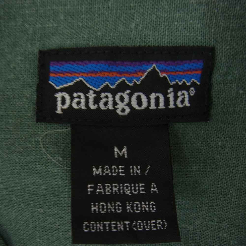 patagonia パタゴニア 99AW 99年製 HEMP ヘンプ 長袖 シャツ カーキ系 M【中古】