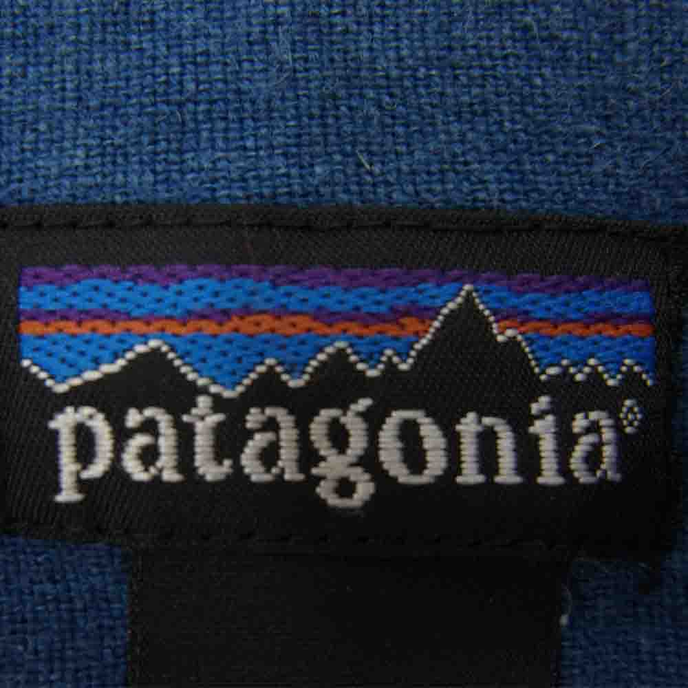 patagonia パタゴニア 05AW 52701 05年製 リネン コットン 長袖 シャツ ネイビー系 L【中古】