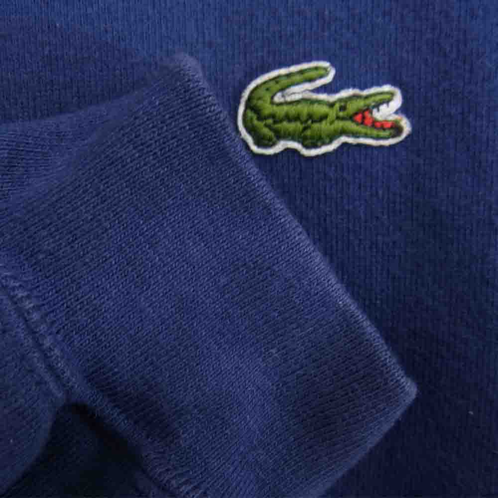 アイゾッド ラコステ ビンテージ 90s モックネック スウェット ブルー系 XL【中古】