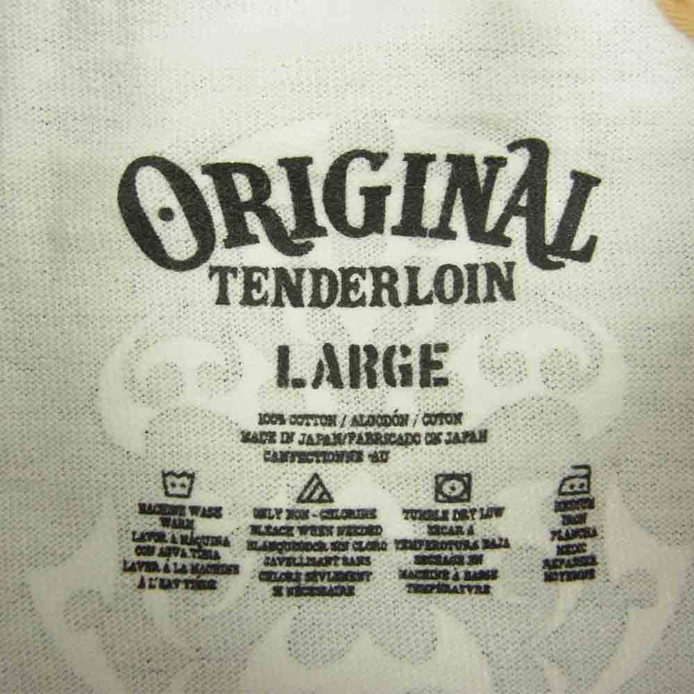 TENDERLOIN テンダーロイン TEE O S ボルネオスカル ホワイト系 L【中古】