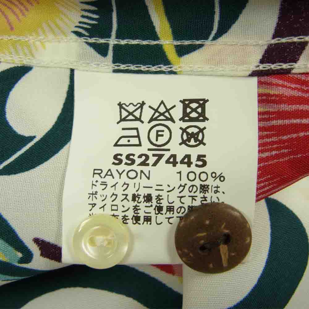 SUN SURF サンサーフ SS27445 BOMBAX TREE ボンバックス ハワイアンシャツ ホワイト系 L【中古】