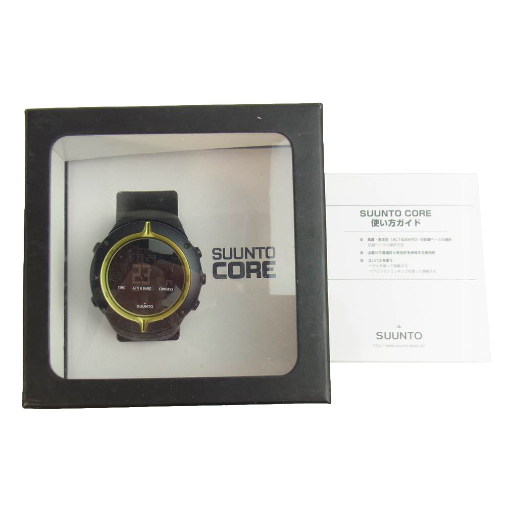 SUUNTO スント SS016932000 CORE ANNIVERSARY EDITION manuals 75周年記念 1000本限定 コア アニバーサリー グリーン ブラック系【極上美品】【中古】