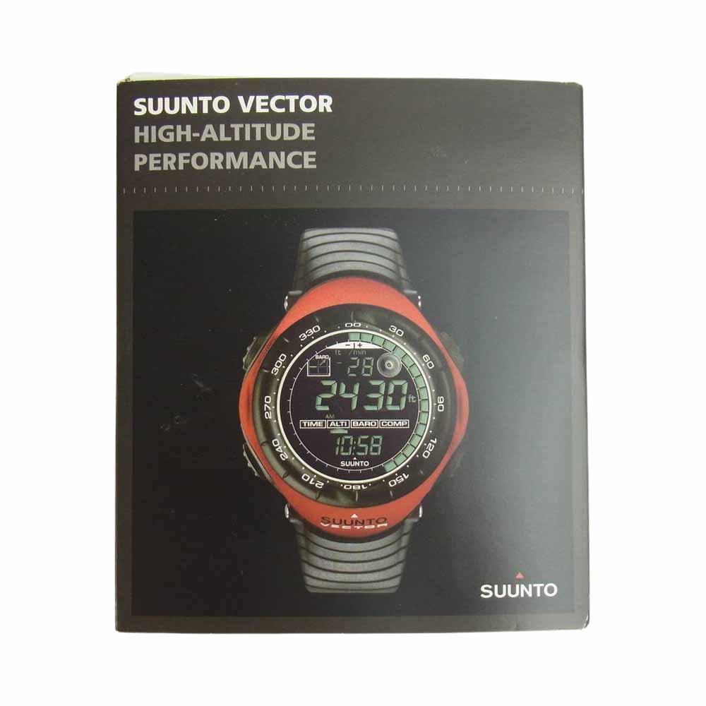 SUUNTO スント SS011516400 VECTOR RED ベクター レッド レッド系 ブラック系【極上美品】【中古】