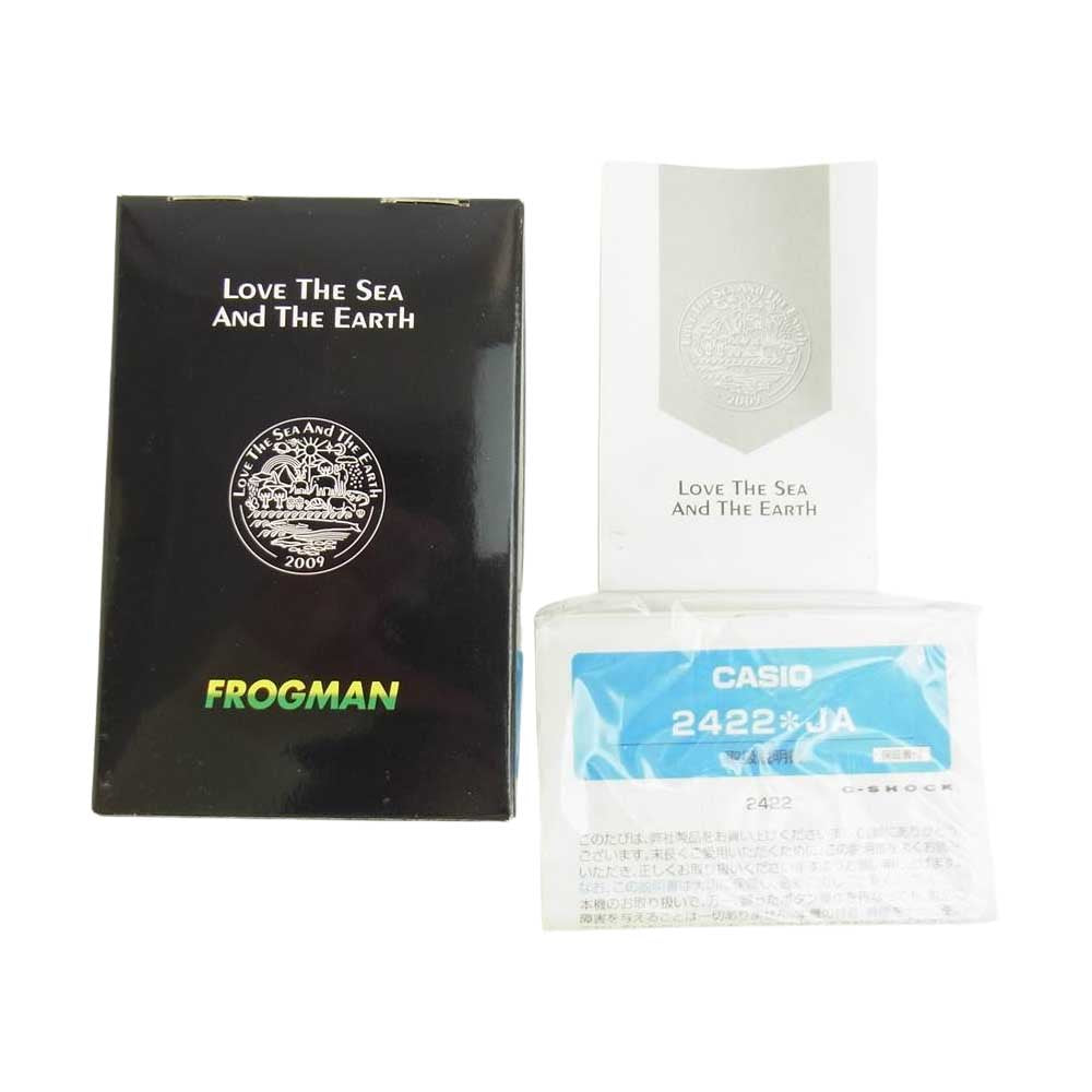 G-SHOCK ジーショック GW-200F-3JR FROGMAN フロッグマン 雨蛙 Love The Sea And The Earth 2009 ライトグリーン系【極上美品】【中古】